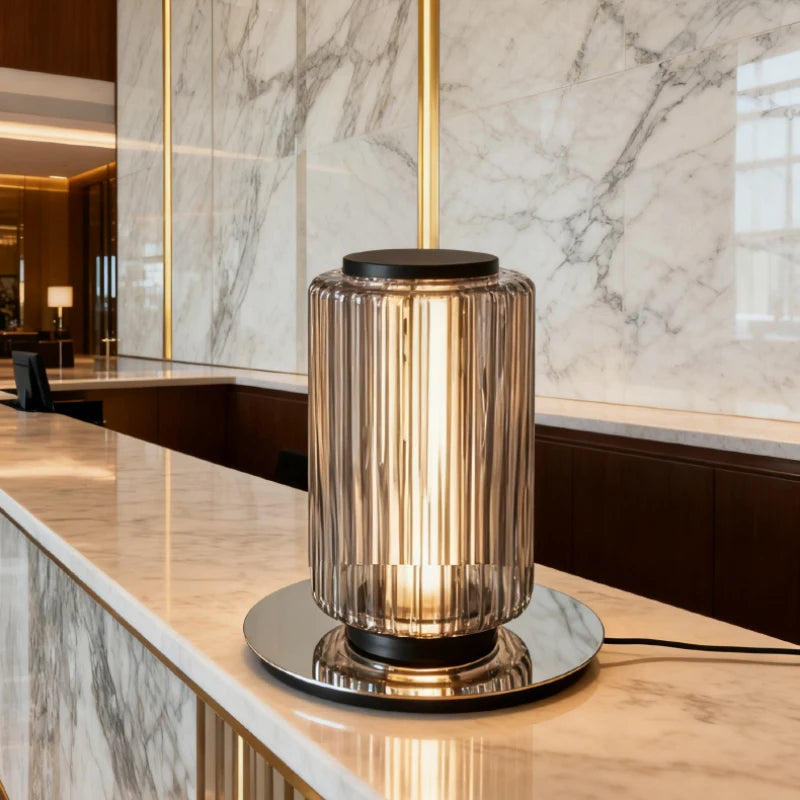 Domitia | Glass Floor Lamp