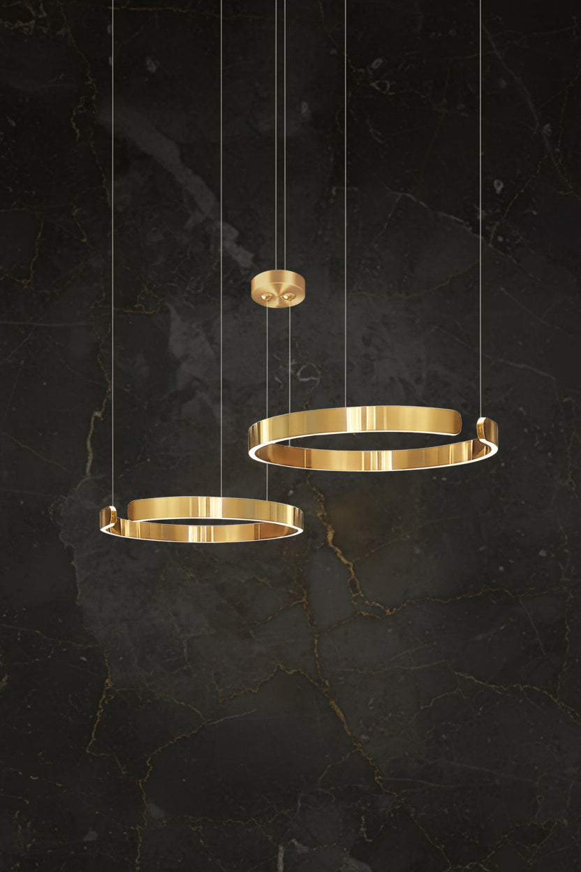 Joaquim | Nordic Aluminium Ring Chandelier