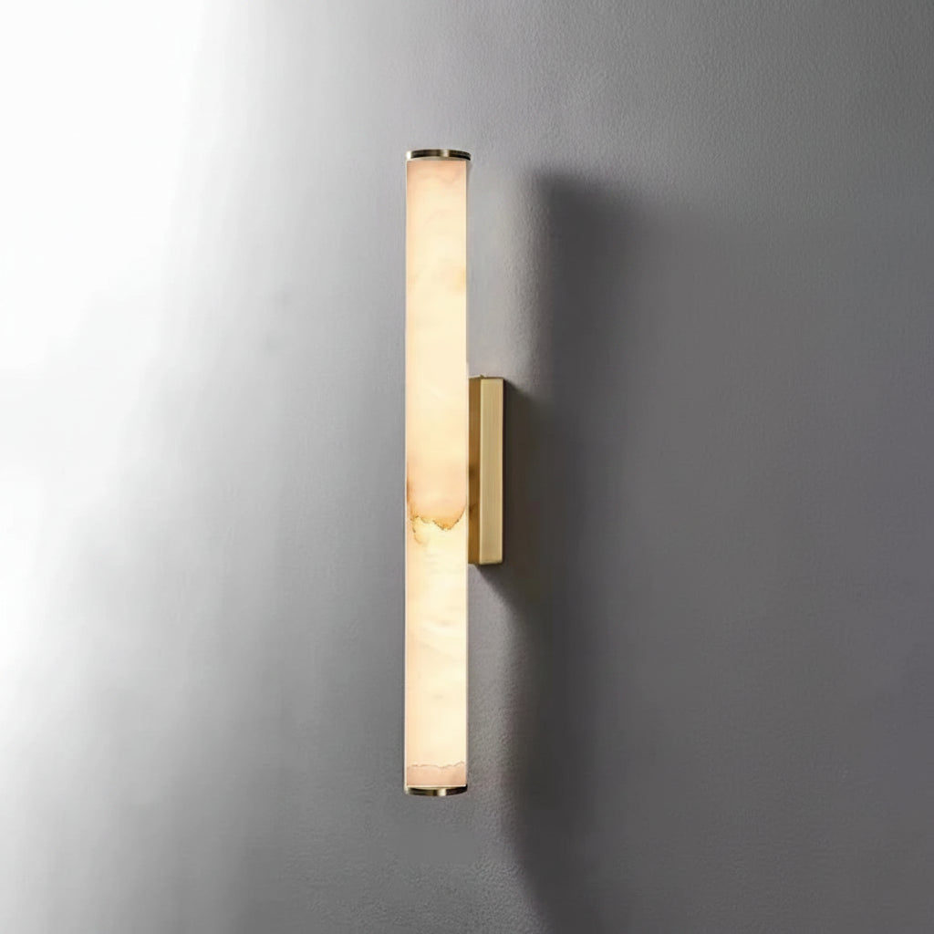 Aether | Marble-Effect Linear Wall Lamp
