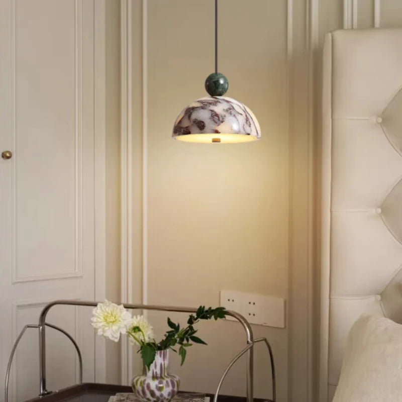 Chloris | Green Marble Pendant