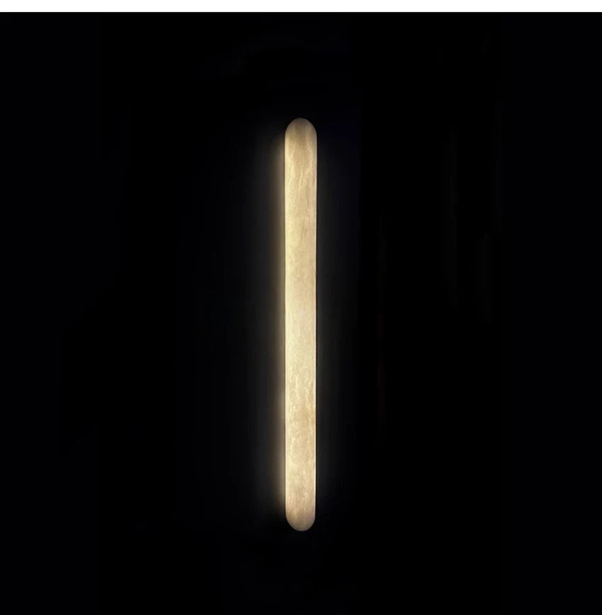 Apollo | Long Oval Alabaster Wall Sconce