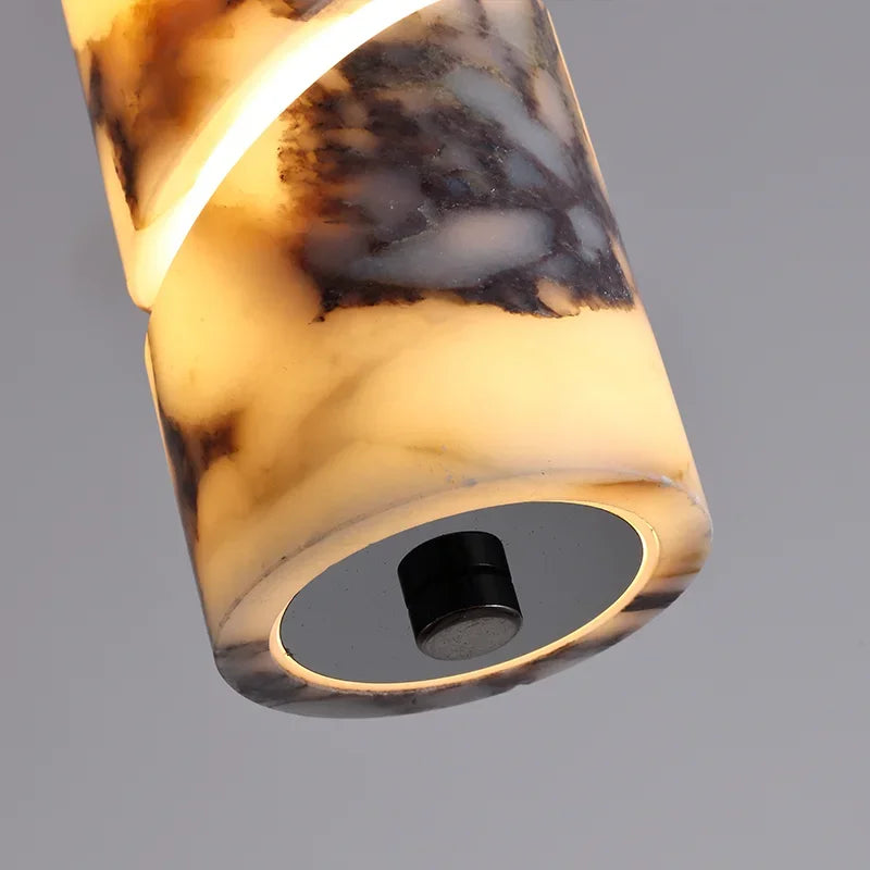 Palmira | Marble and Iron Pendant Light