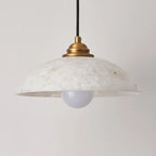 Donatella | Black Spliced Marble Pendant
