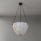 Guiomar | Alabaster Round Kitchen Island Pendant
