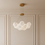 Bianca | Spherical Marble Chandelier