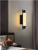 Aether | Marble-Effect Linear Wall Lamp
