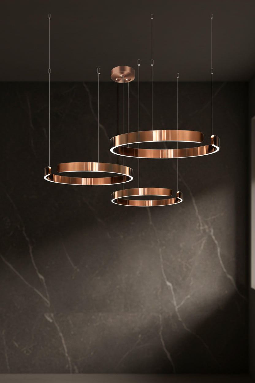 Joaquim | Nordic Aluminium Ring Chandelier