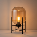 Albina | Amber Glass Floor Lamp