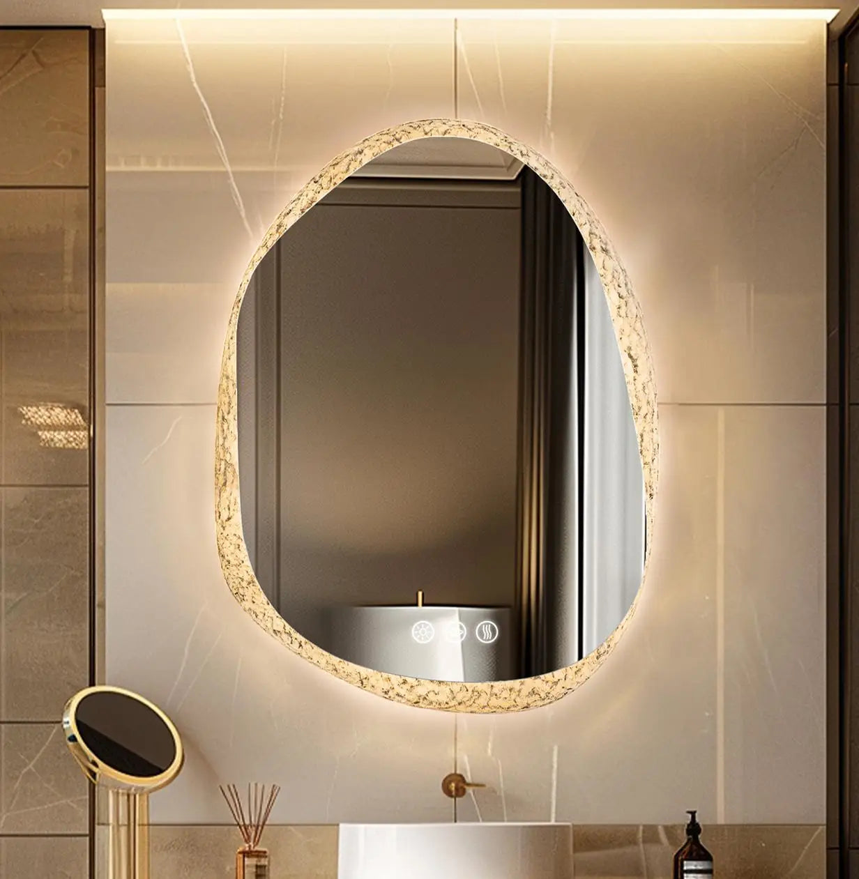 LED Wall-Mounted Vanity Mirror with Bright, Even Illumination