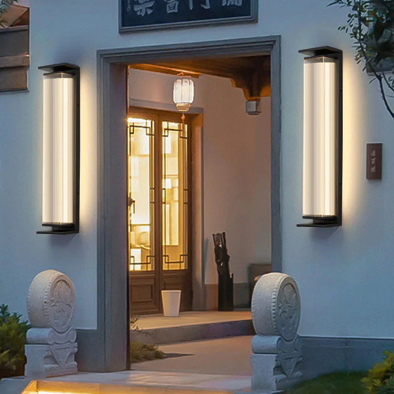 Henrique | Stainless Steel Linear Outdoor Wall Light