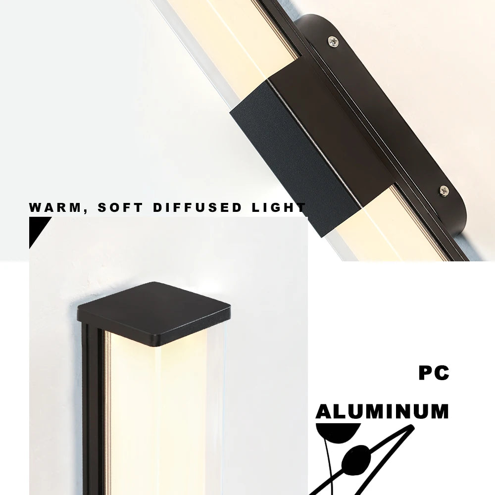 Elegant Outdoor Garden Wall Light - Weatherproof Exterior Lantern