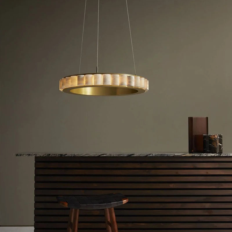 Ottilia | Marble Ring Dining Chandelier