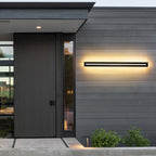 Waterproof LED Long Wall Sconce for Outdoor Garden Lighting - AC85-265V Exterior Luminaire