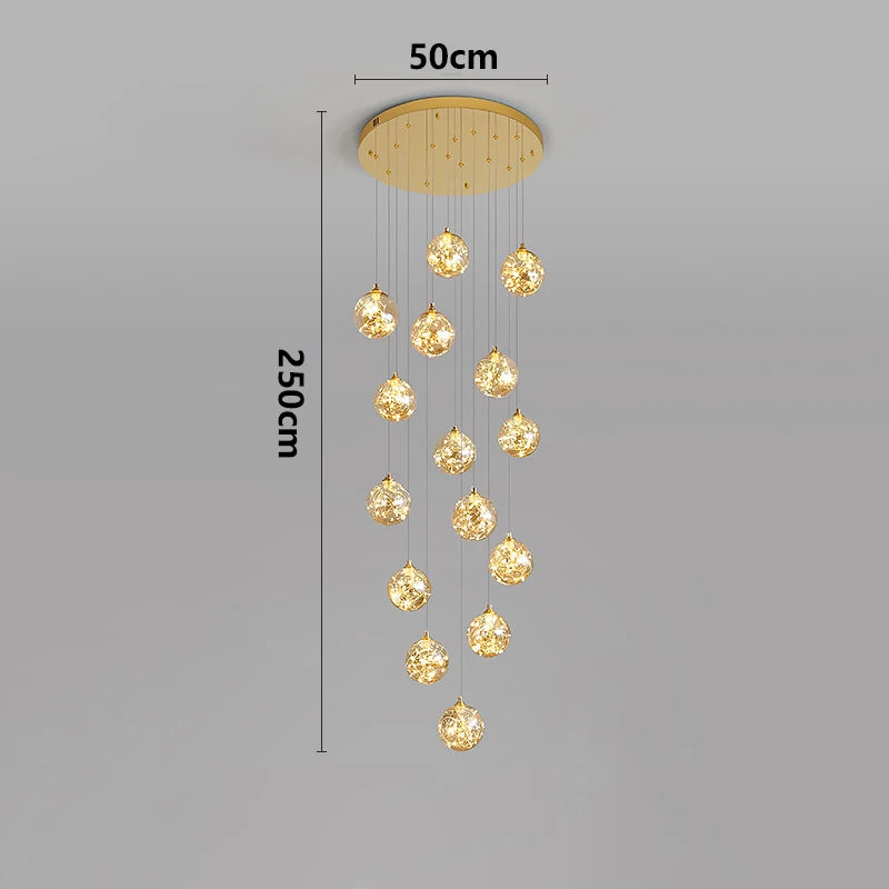 Nordic home decor dining room Pendant lamp lights indoor lighting stair lamp hanging light chandelier lamps for living room