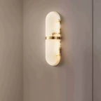 Juliette | Alabaster & Copper Wall Light