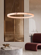 Sigrid | Natural Marble Ring Chandelier