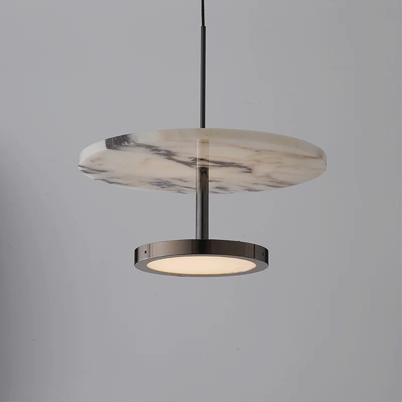 Lavinia | Round Marble Pendant Light