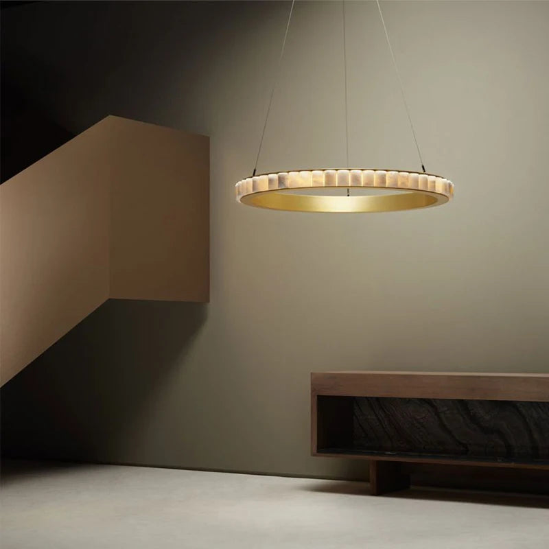 Ottilia | Marble Ring Dining Chandelier