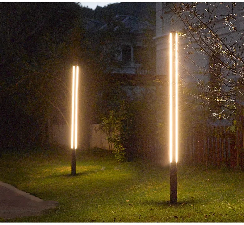 Brigid | Trihedral Stainless Steel Lawn Light
