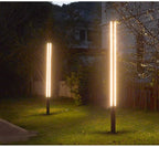 Brigid | Trihedral Stainless Steel Lawn Light