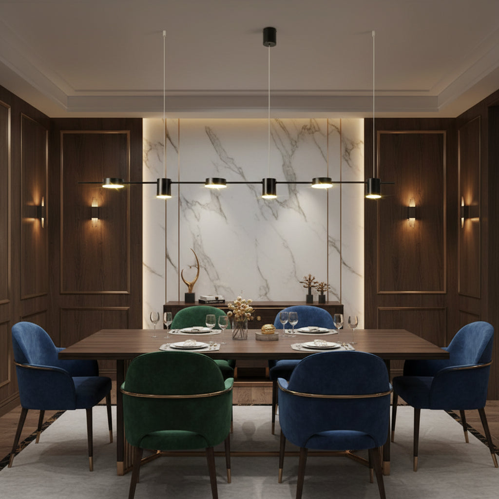 Sylvie | Linear LED Dining Chandelier