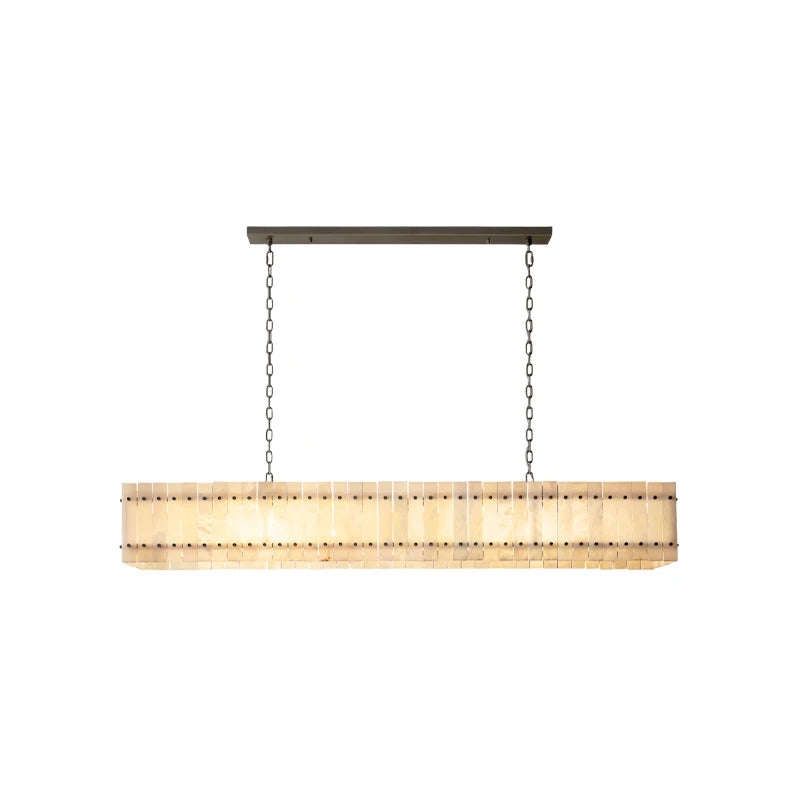 Lumière | Natural Alabaster Linear Chandelier