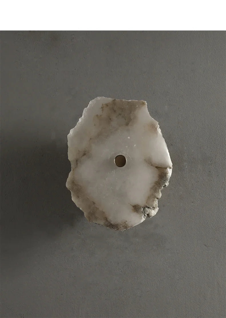 Athena | Natural Marble Multi-Stone Wall Sconce