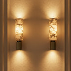 Hera | Natural Marble Bedside Wall Sconce
