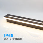 Waterproof LED Long Wall Sconce for Outdoor Garden Lighting - AC85-265V Exterior Luminaire