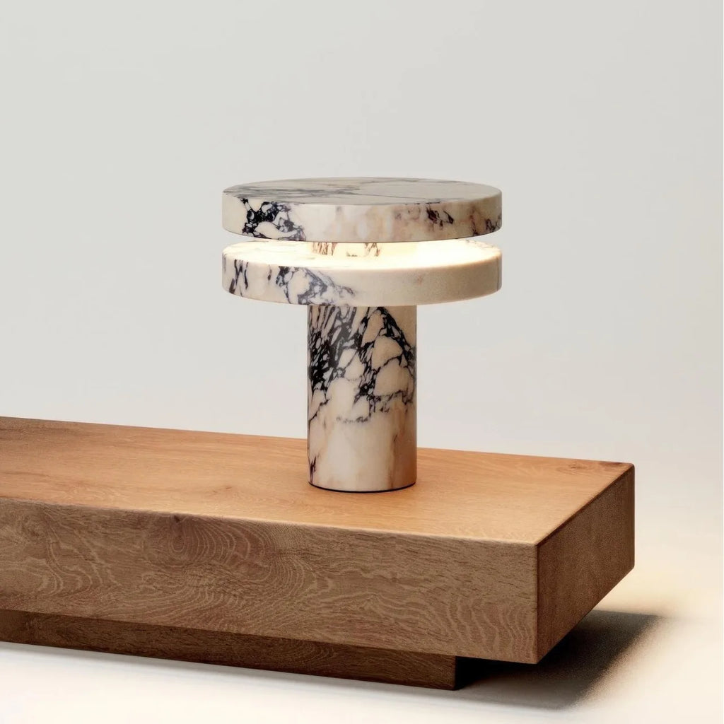 Danae | Cordless Marble Table Lamp