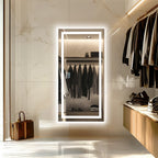 Bluetooth-Enabled Illuminated Rectangle Vanity Mirror for the Bathroom