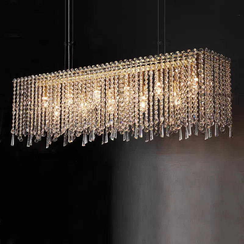 Sterling | Crystal Linear Chandelier