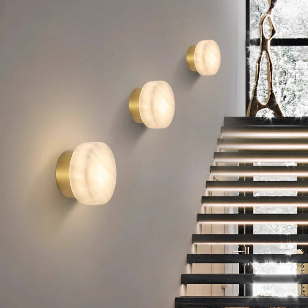 Camille | Natural Alabaster Wall Sconce