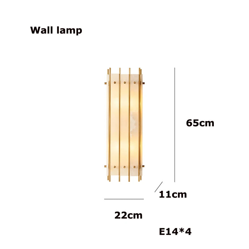 Lumière | Natural Alabaster Linear Chandelier