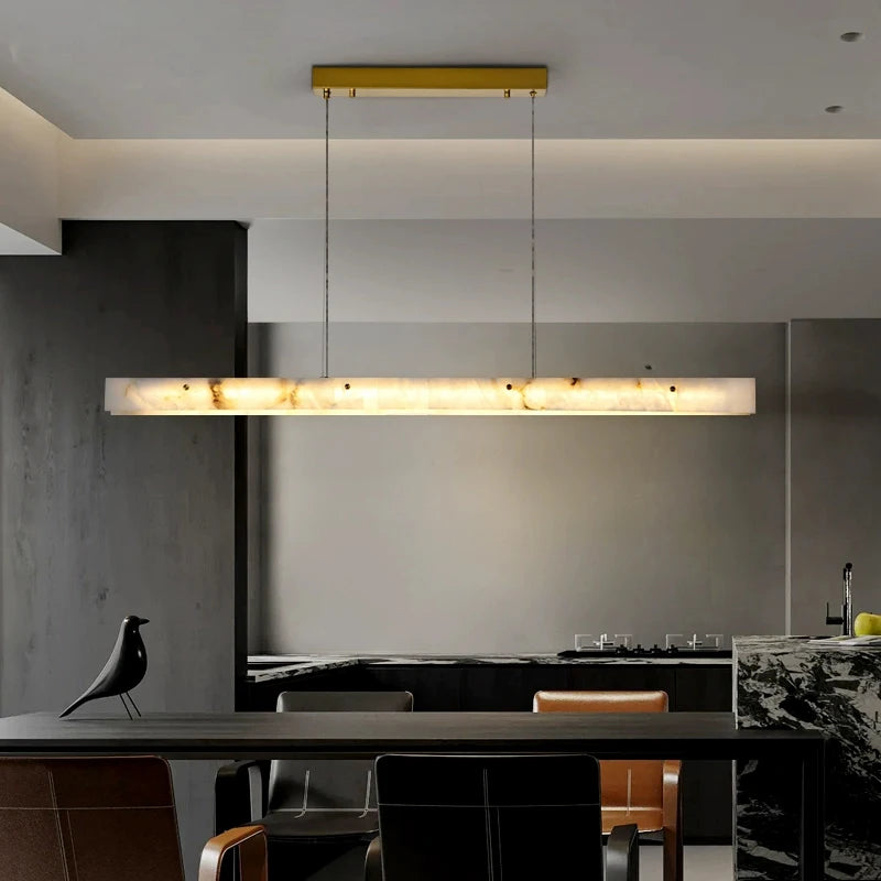 Fleur | Modern Alabaster Pendant Chandelier