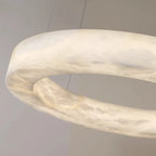 Phoebe | Alabaster Round Chandelier