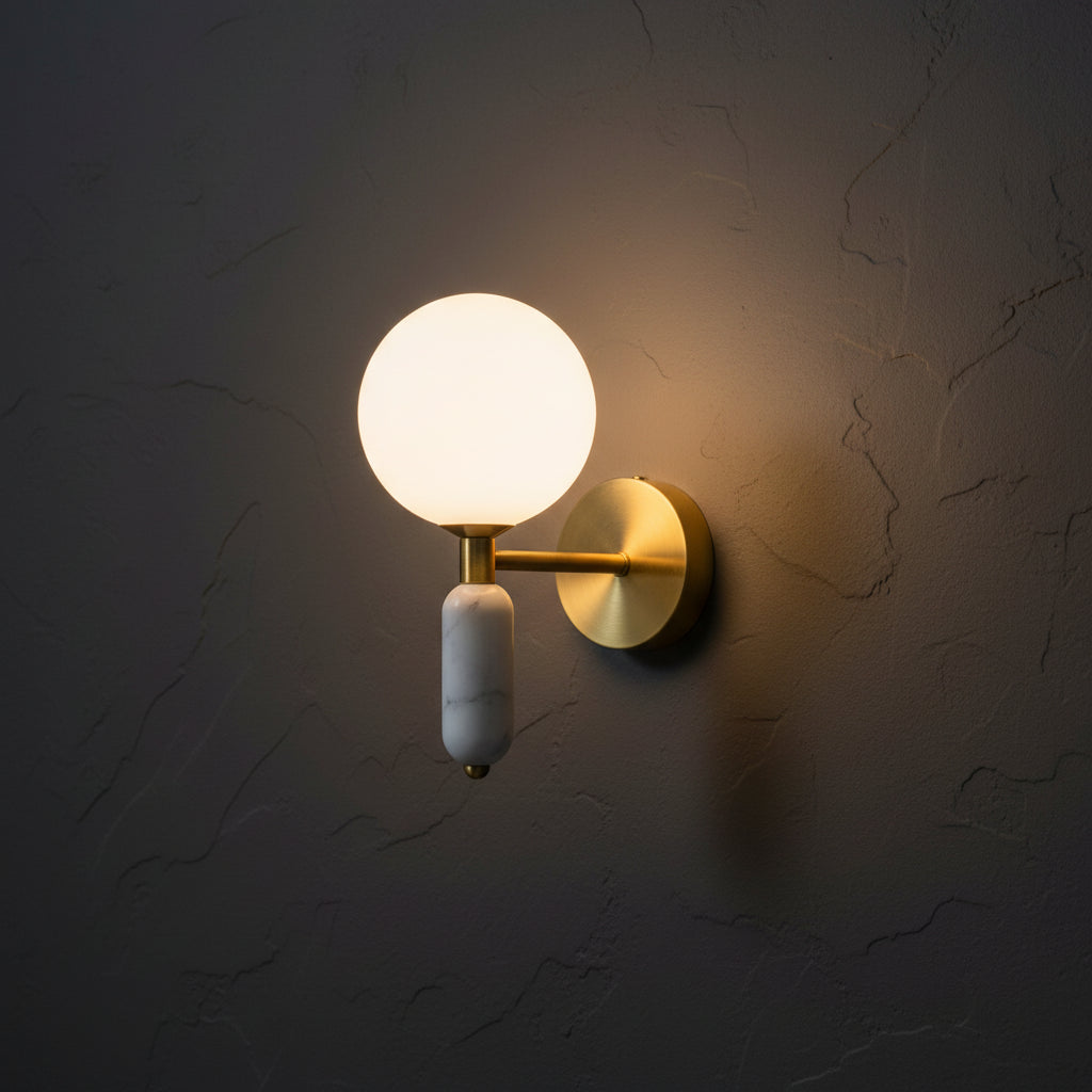 Constança | Long Marble Wall Sconce