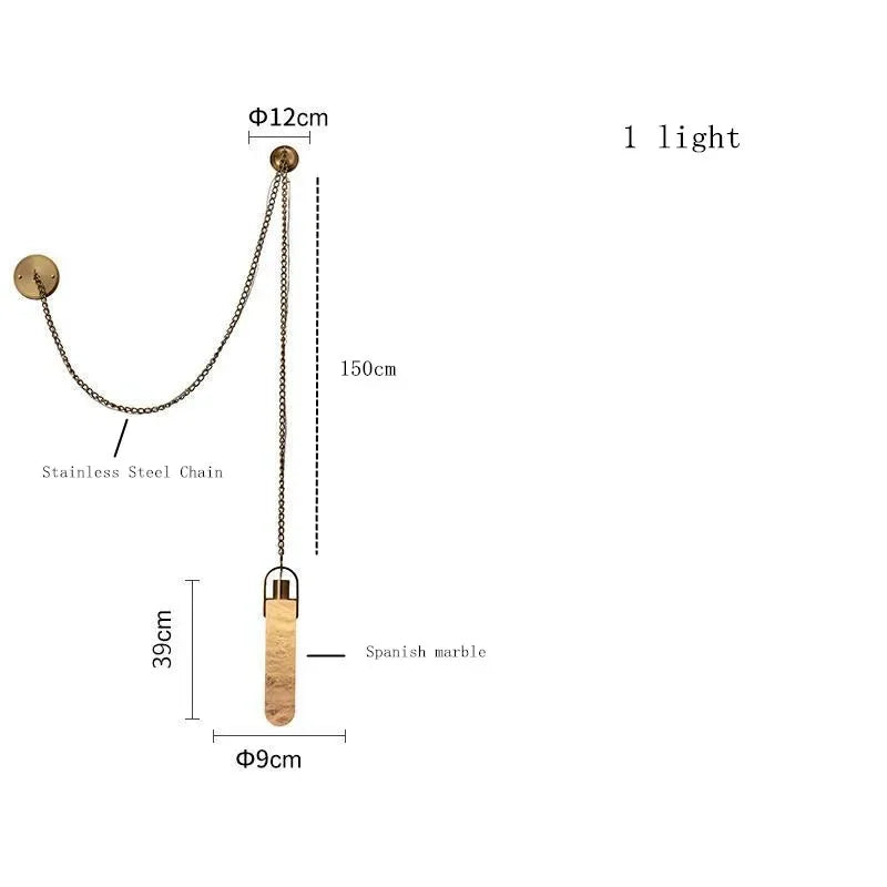 Rosalba | Alabaster and Brass Multi-Light Chandelier