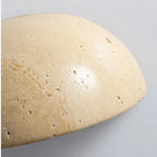 Medialuna | Semi-Circle Travertine Bedside Wall Lamp
