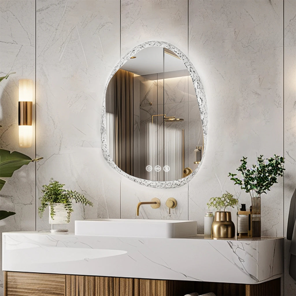 LED Wall-Mounted Vanity Mirror with Bright, Even Illumination