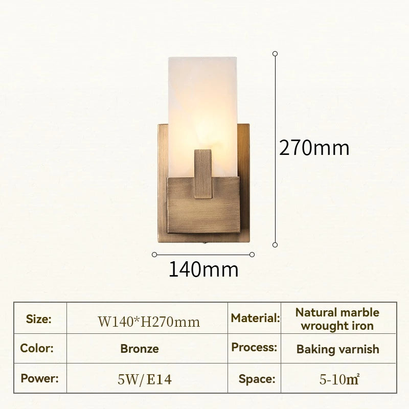 Chiara | Minimalist Alabaster Wall Lamp