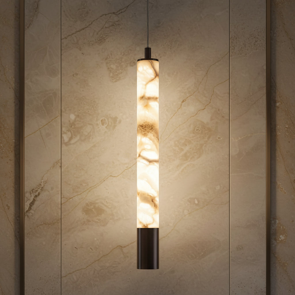 Serafina | Marble  Pendant Light with Spotlight