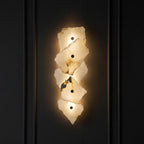 Athena | Natural Marble Multi-Stone Wall Sconce