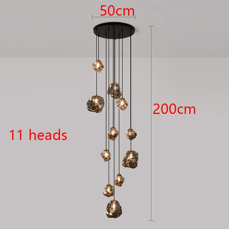 Soren | Multi-Head Branch Chandelier