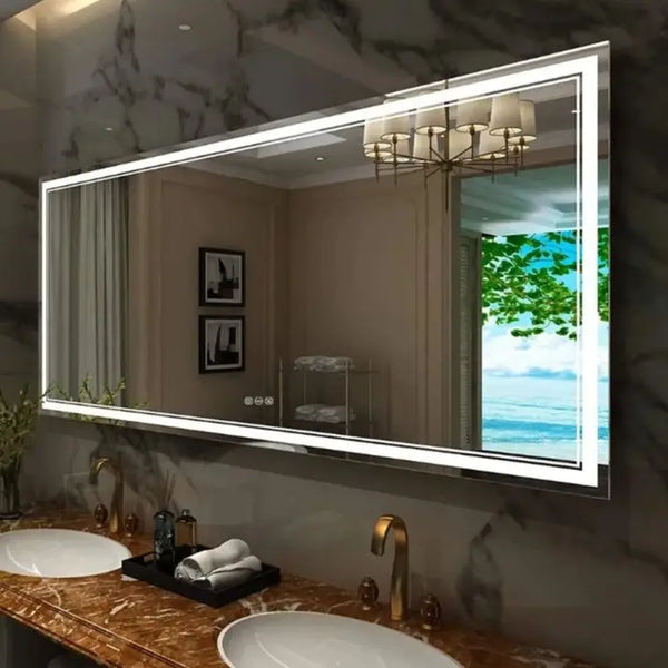 Ingrid | Front & Backlit LED Bathroom Mirror