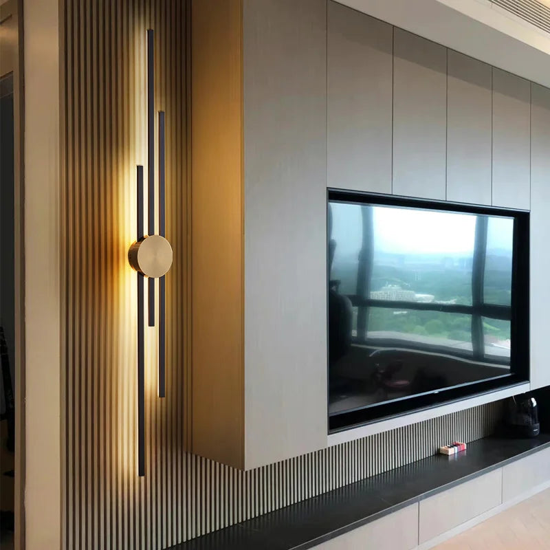 Modern Long LED Wall Lamp – Wall-Mounted Sconce for Living Room, Dining Room & Loft | Bedroom Bedside Light & Staircase Fixture