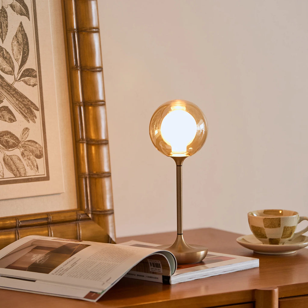 Antonia | Cordless Glass Table Lamp