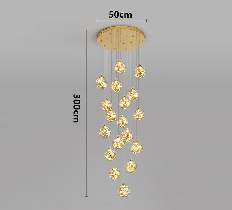 Nordic home decor dining room Pendant lamp lights indoor lighting stair lamp hanging light chandelier lamps for living room