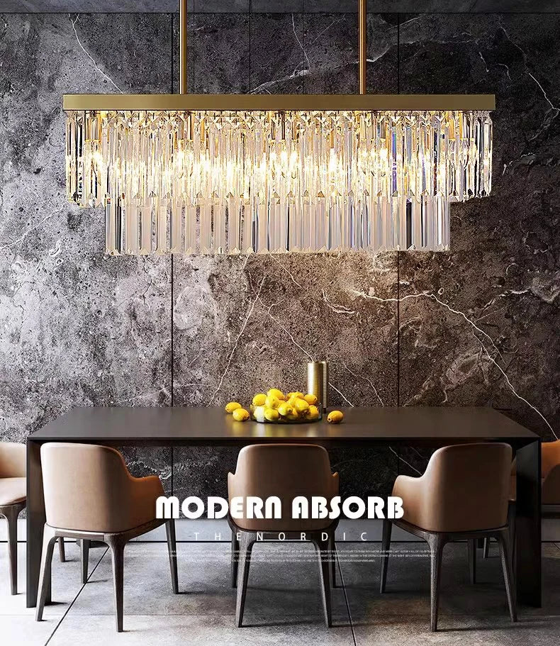 Nordic home decor dining room Pendant lamp lights indoor lighting crystal lamp hanging light chandelier lamps for living room