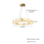 Odette | European Round Alabaster Chandelier